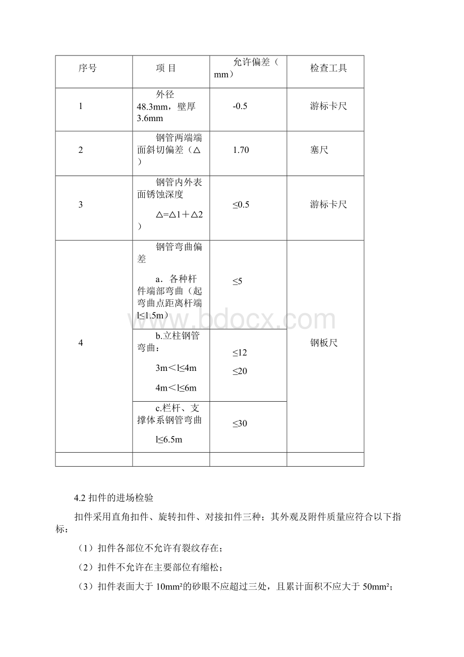 落地式钢管脚手架卸料平台施工方案 精品.docx_第3页