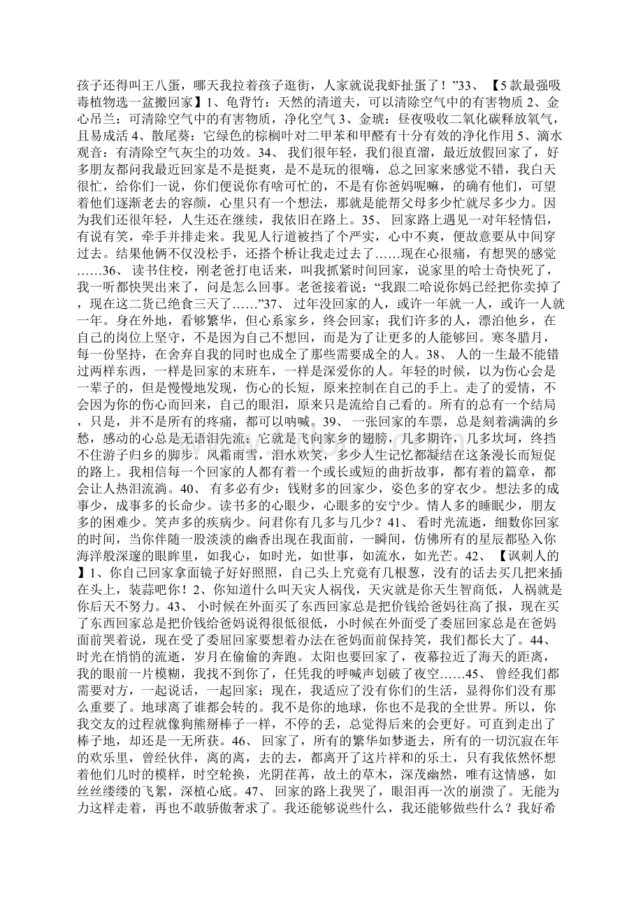 过年回家在路上的说说Word文件下载.docx_第3页