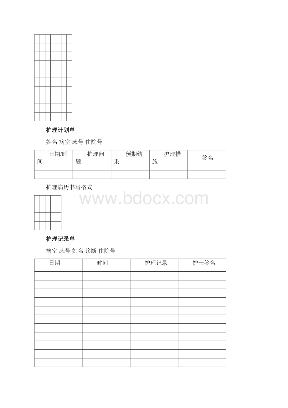 护理病历书写格式.docx_第3页