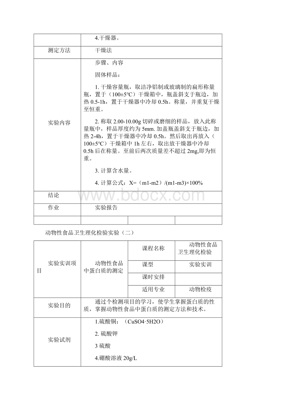 动物性食品卫生理化检验试验Word格式.docx_第2页