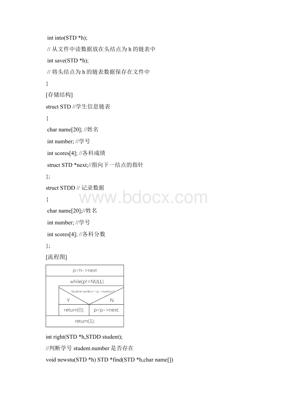 数据结构课程设计报告 成绩分析问题 和 通讯录.docx_第3页