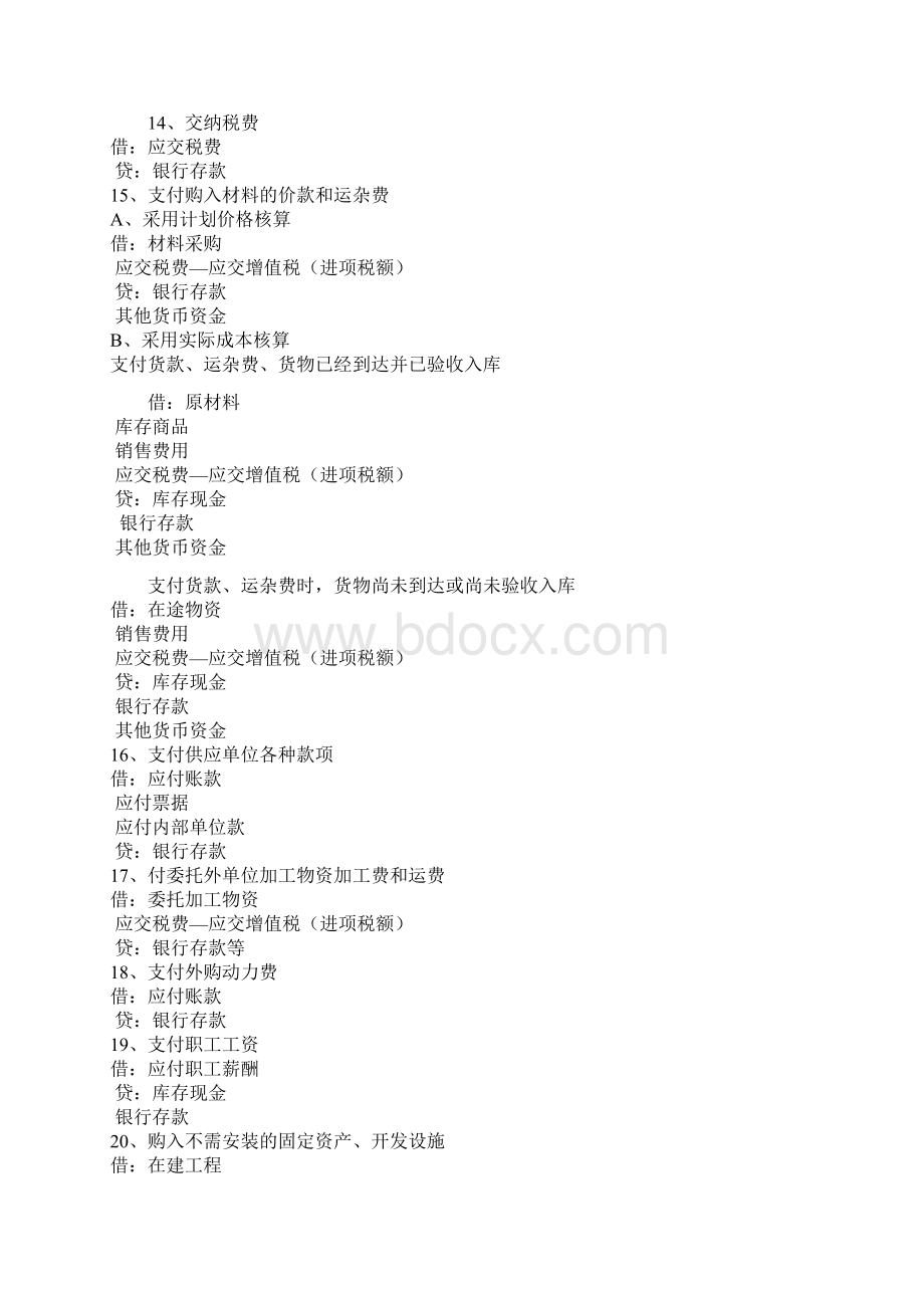 流动资产会计分录总结Word文档下载推荐.docx_第3页