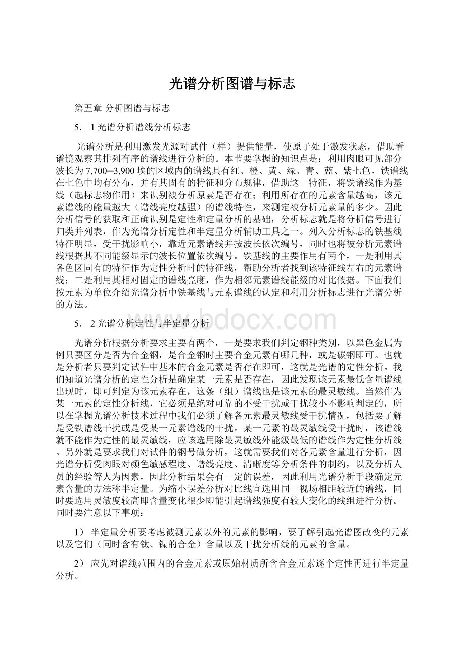 光谱分析图谱与标志.docx_第1页