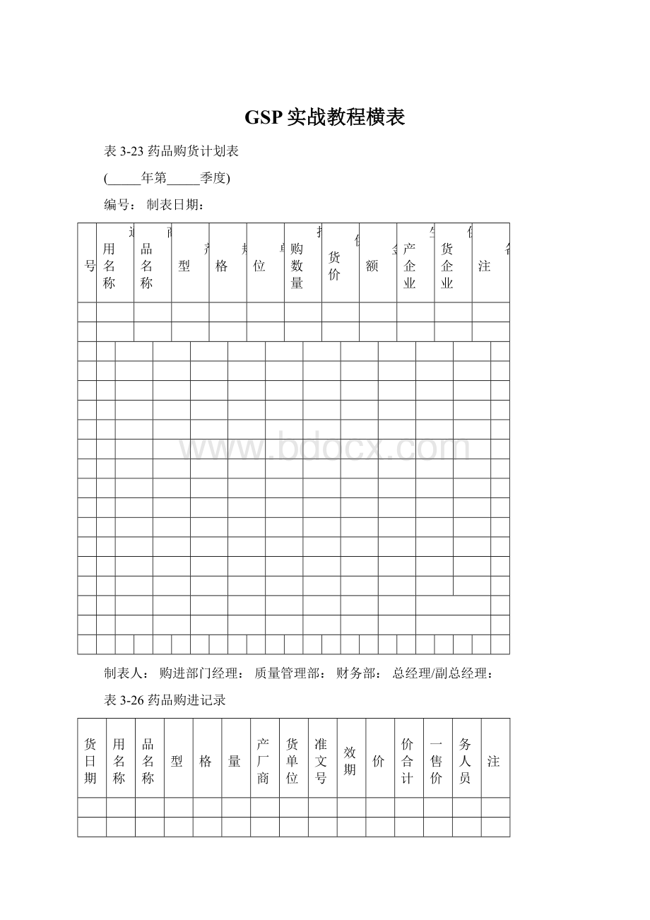 GSP实战教程横表.docx