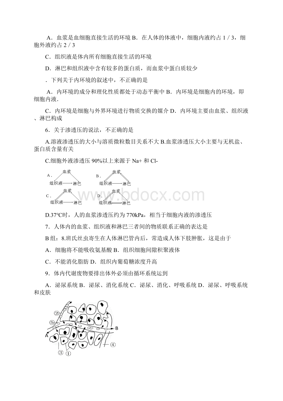 高中生物学业水平考试必修3考点.docx_第2页