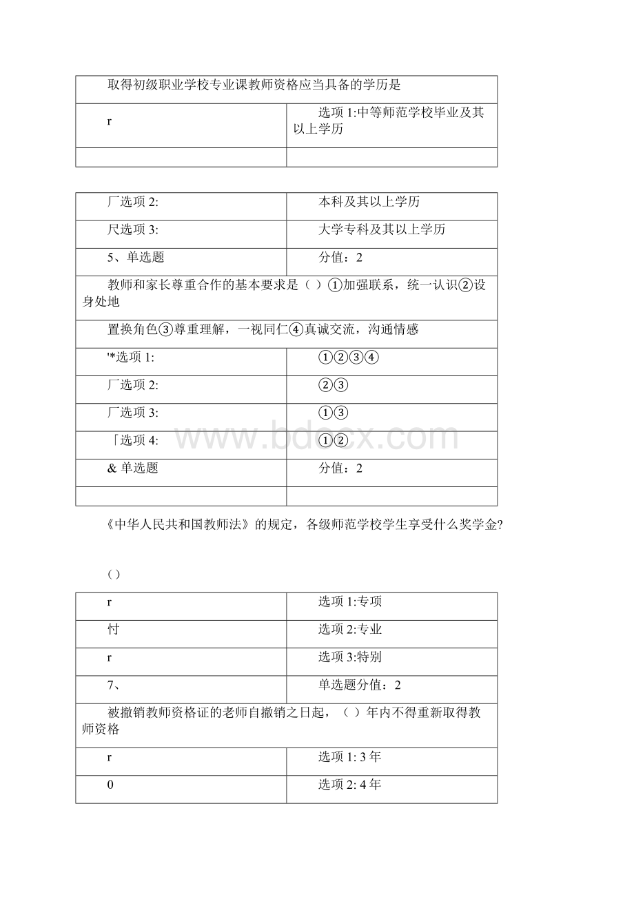 弘扬优秀传统文化推进师德师风建设知识网络竞赛满分卷Word文档格式.docx_第2页