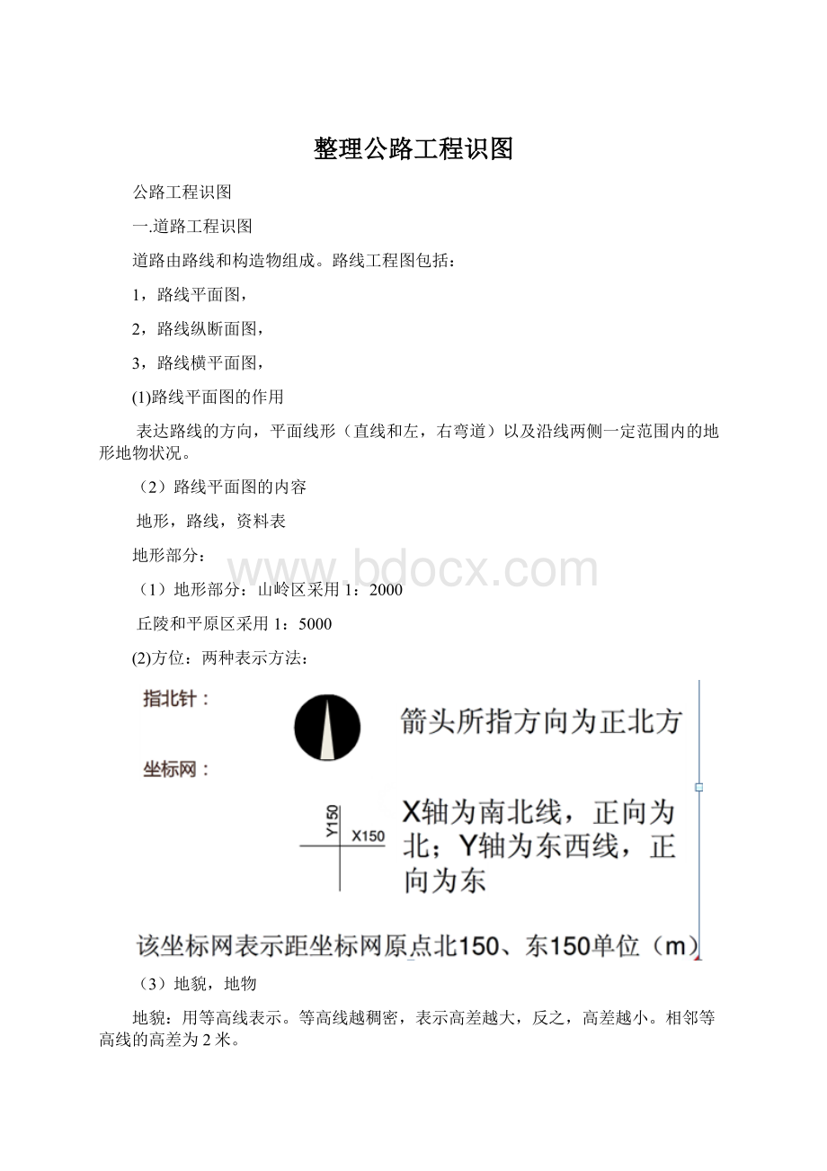 整理公路工程识图文档格式.docx