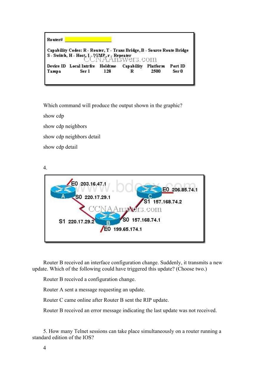 CCNA 2 Practice Final Exam Answer V31.docx_第2页