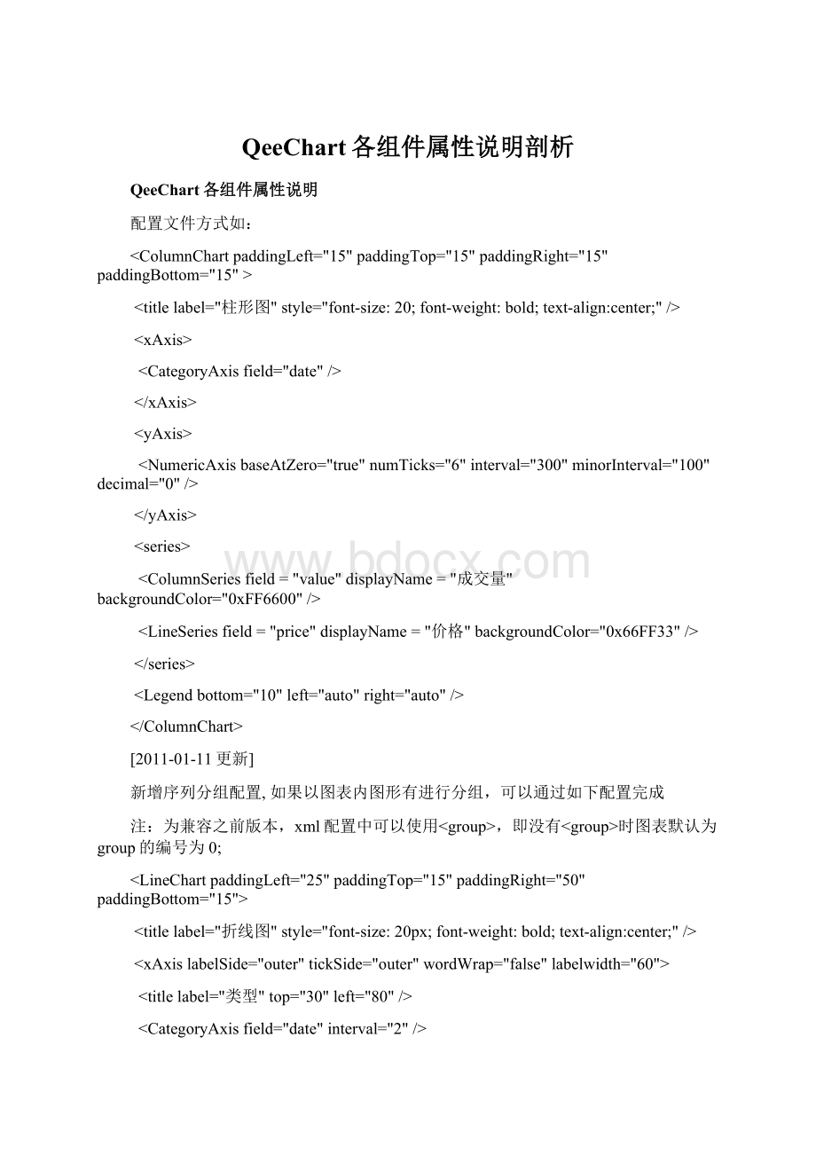 QeeChart各组件属性说明剖析.docx