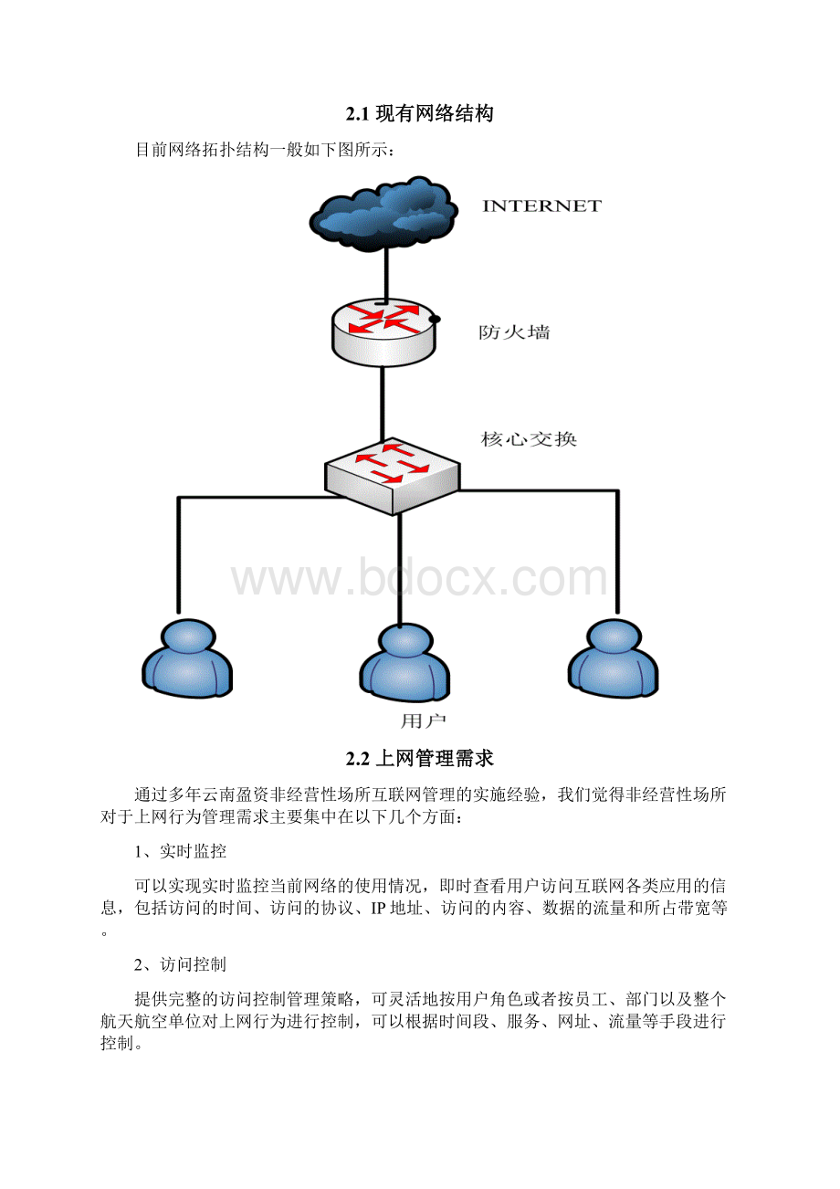 上网行为管理及日志审计方案文档格式.docx_第3页