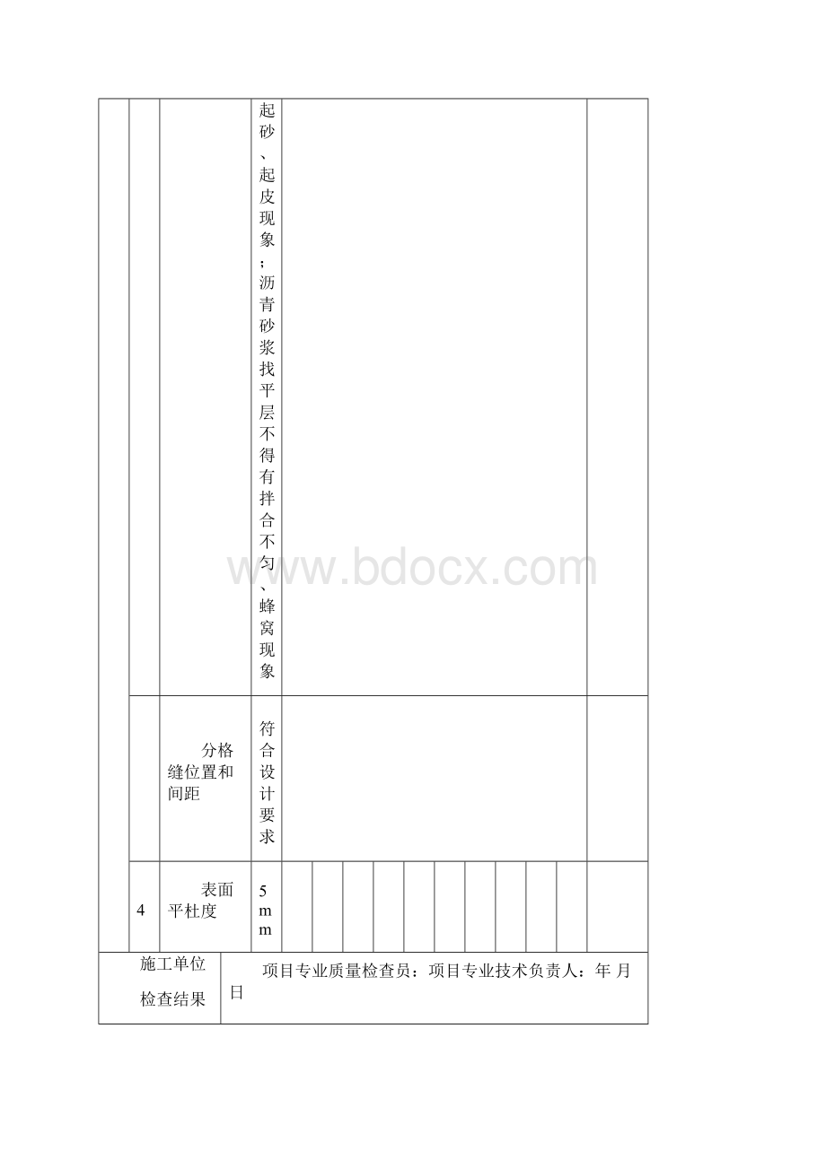 屋面找平层检验批质量验收记录.docx_第3页