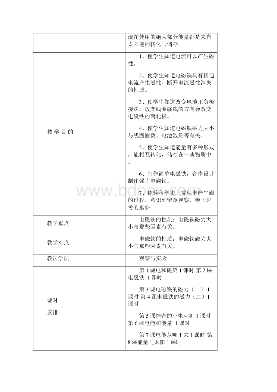 科教版六年级上册科学第三单元教案.docx_第2页