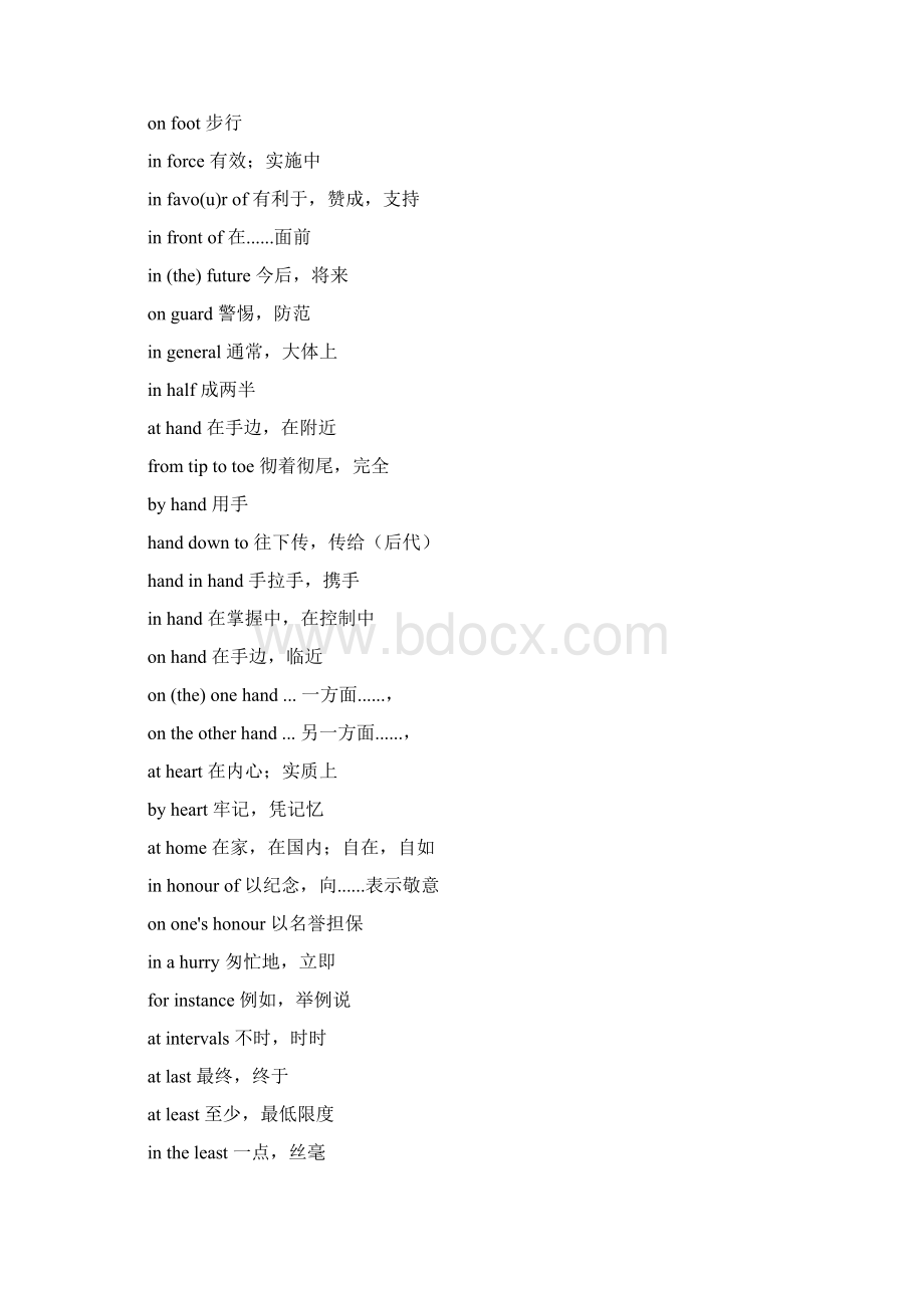 大学英语三级考试常考词组和固定搭配.docx_第3页