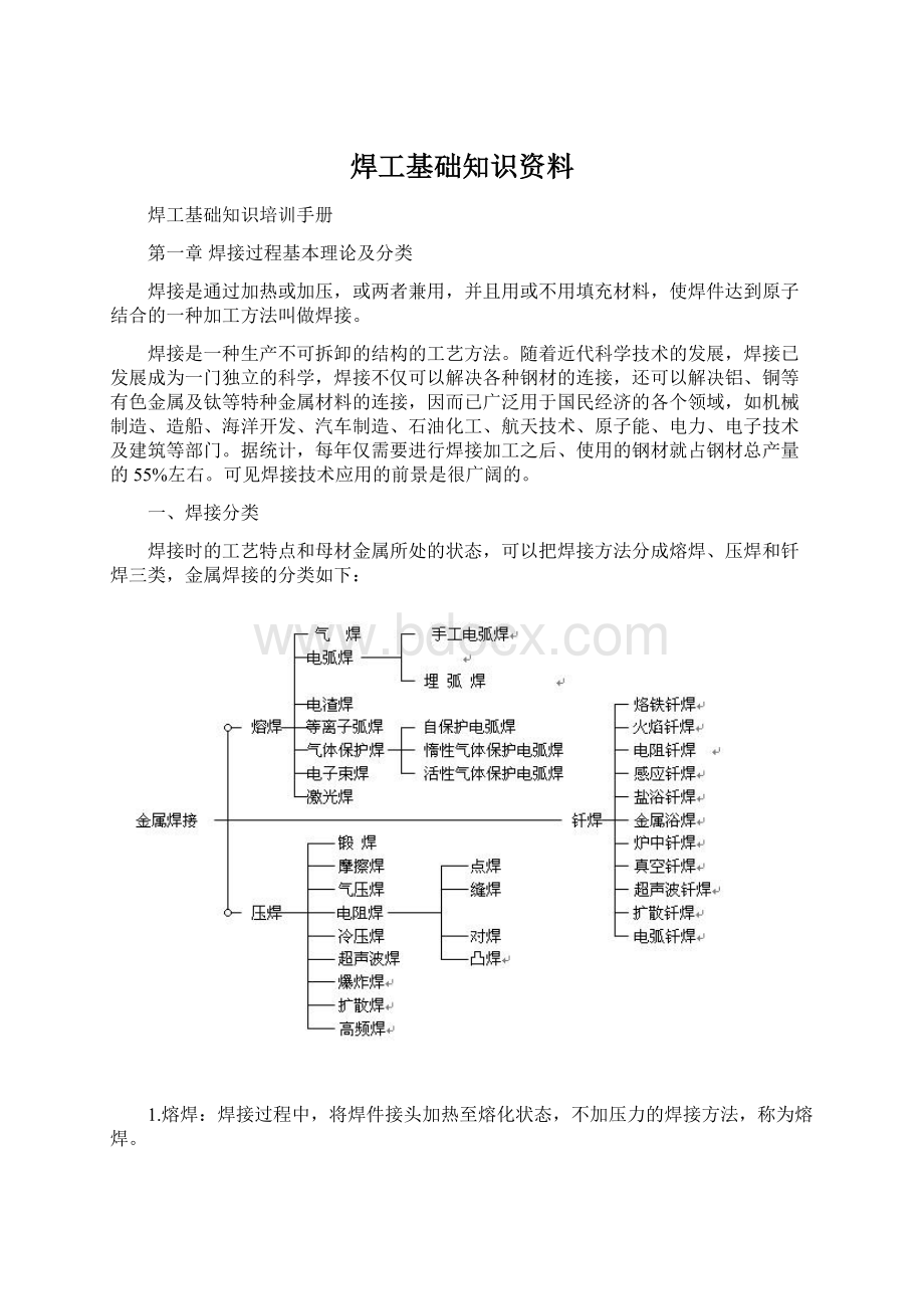 焊工基础知识资料Word下载.docx