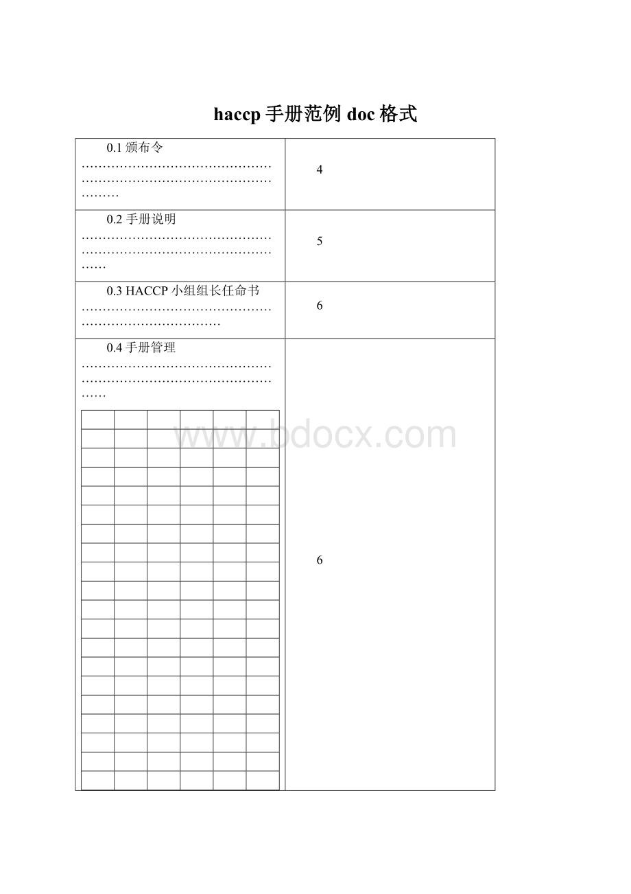 haccp手册范例doc格式Word文档格式.docx_第1页