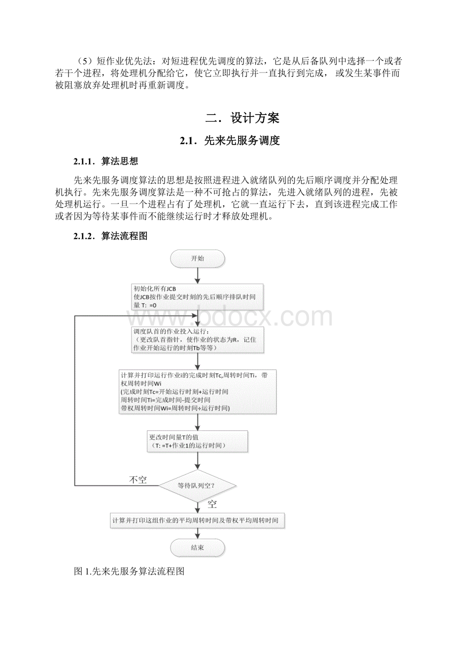 进程模拟调度算法课程设计Word文档格式.docx_第3页