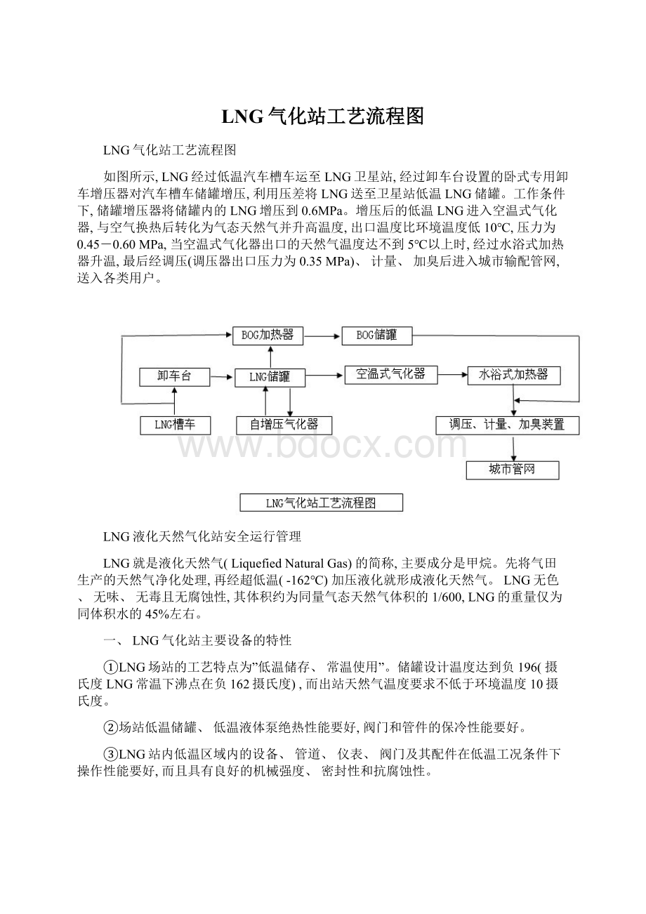 LNG气化站工艺流程图Word格式.docx_第1页