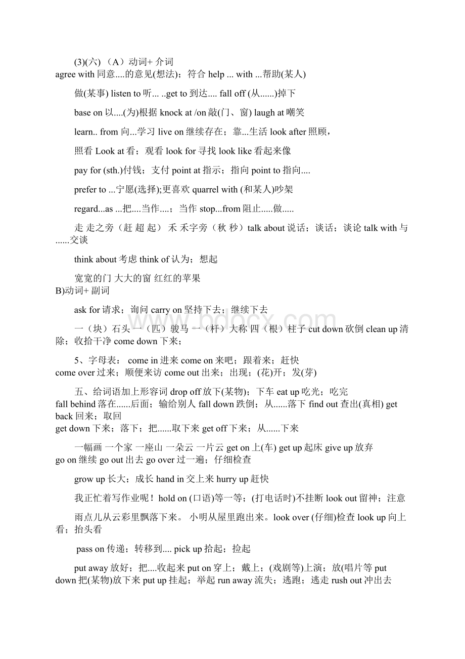 初中英语固定搭配大全Word格式文档下载.docx_第3页