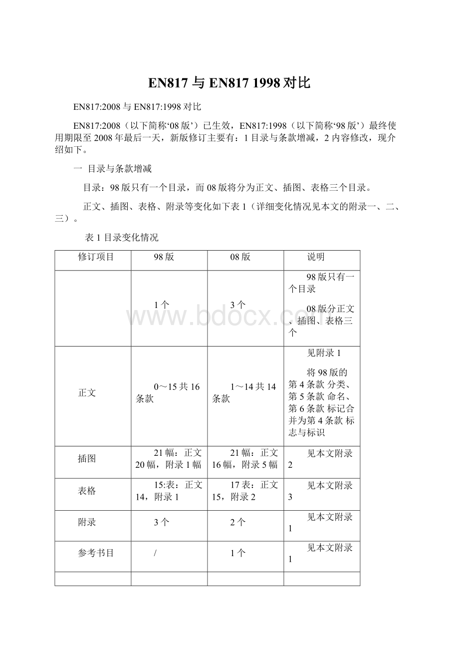 EN817 与EN817 1998对比.docx