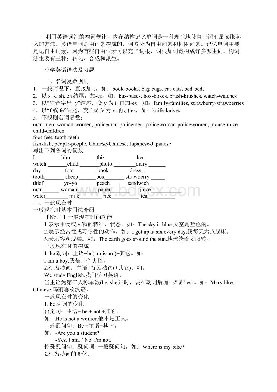 小学英语语法及习题免费下载.docx_第3页