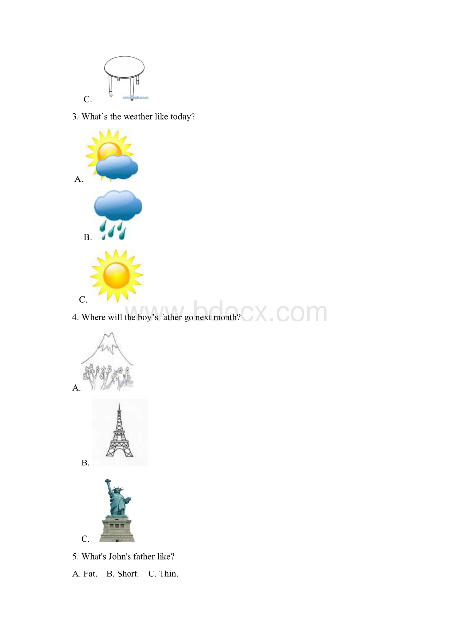 七年级第二学期期中考试英语试题 含答案Word文档格式.docx_第2页