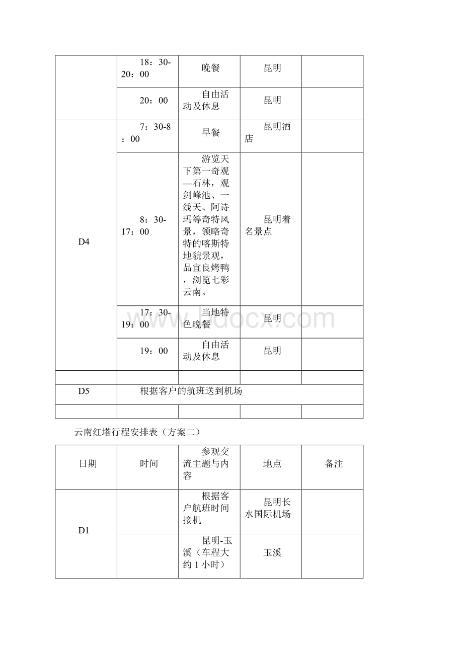 商务考察行程安排表文档格式.docx_第3页