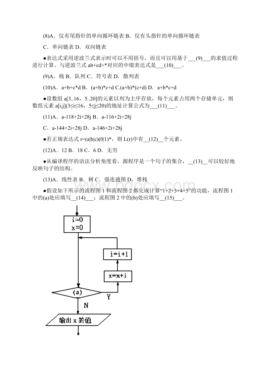 程序员考试上午试题文档格式.docx_第2页