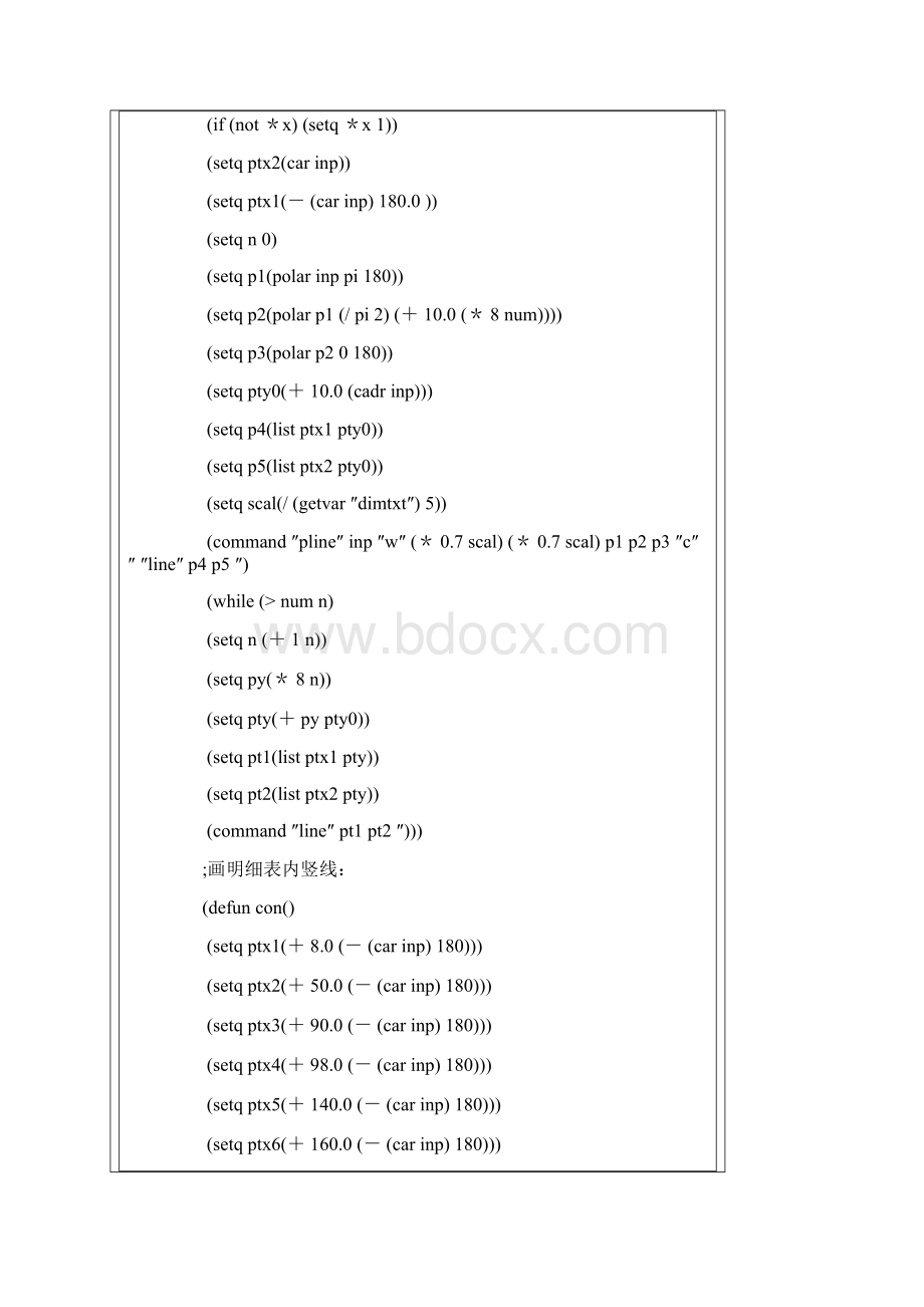 利用AutoLISP 和DCL实现动态插入Word文档格式.docx_第2页