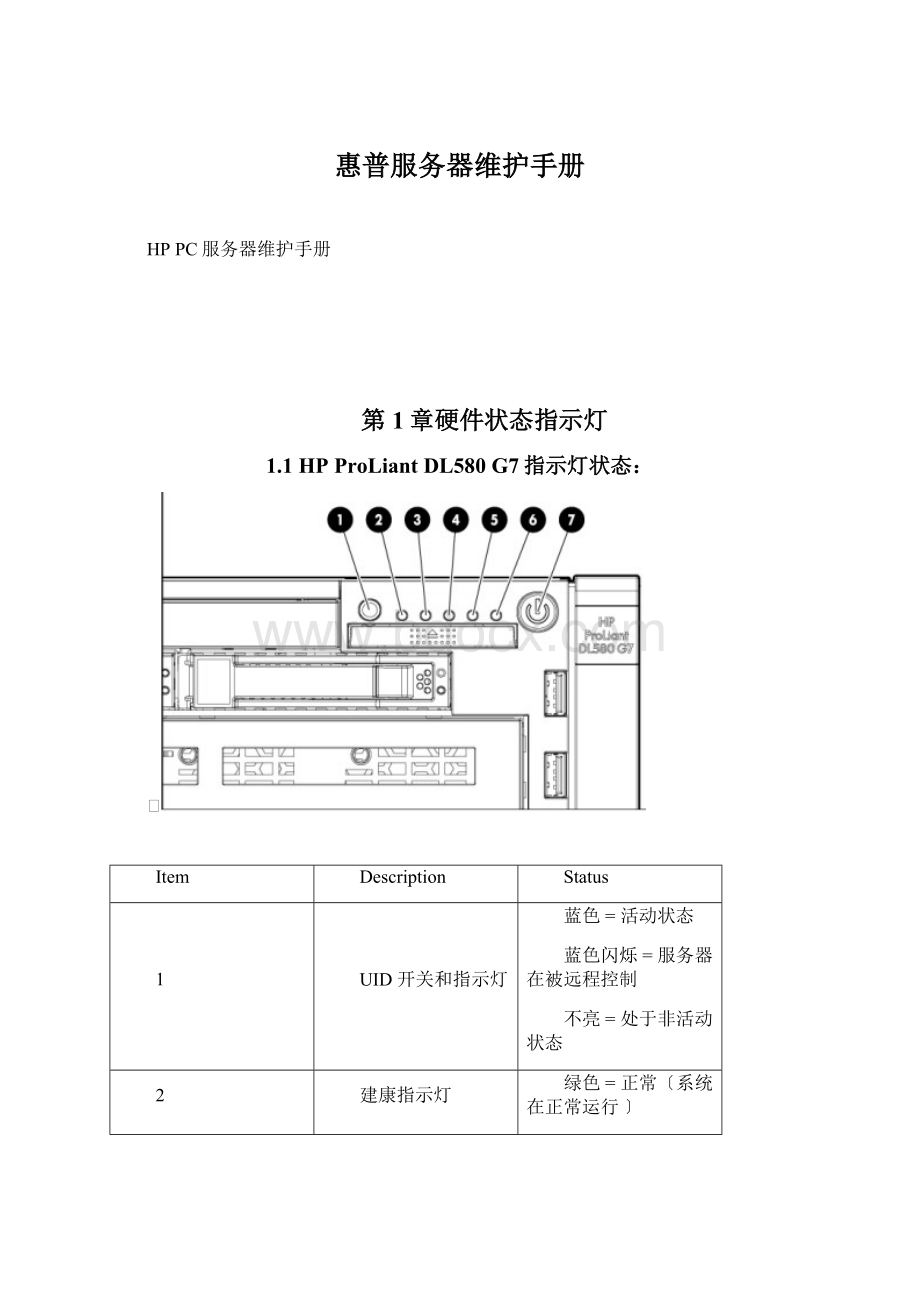 惠普服务器维护手册.docx_第1页