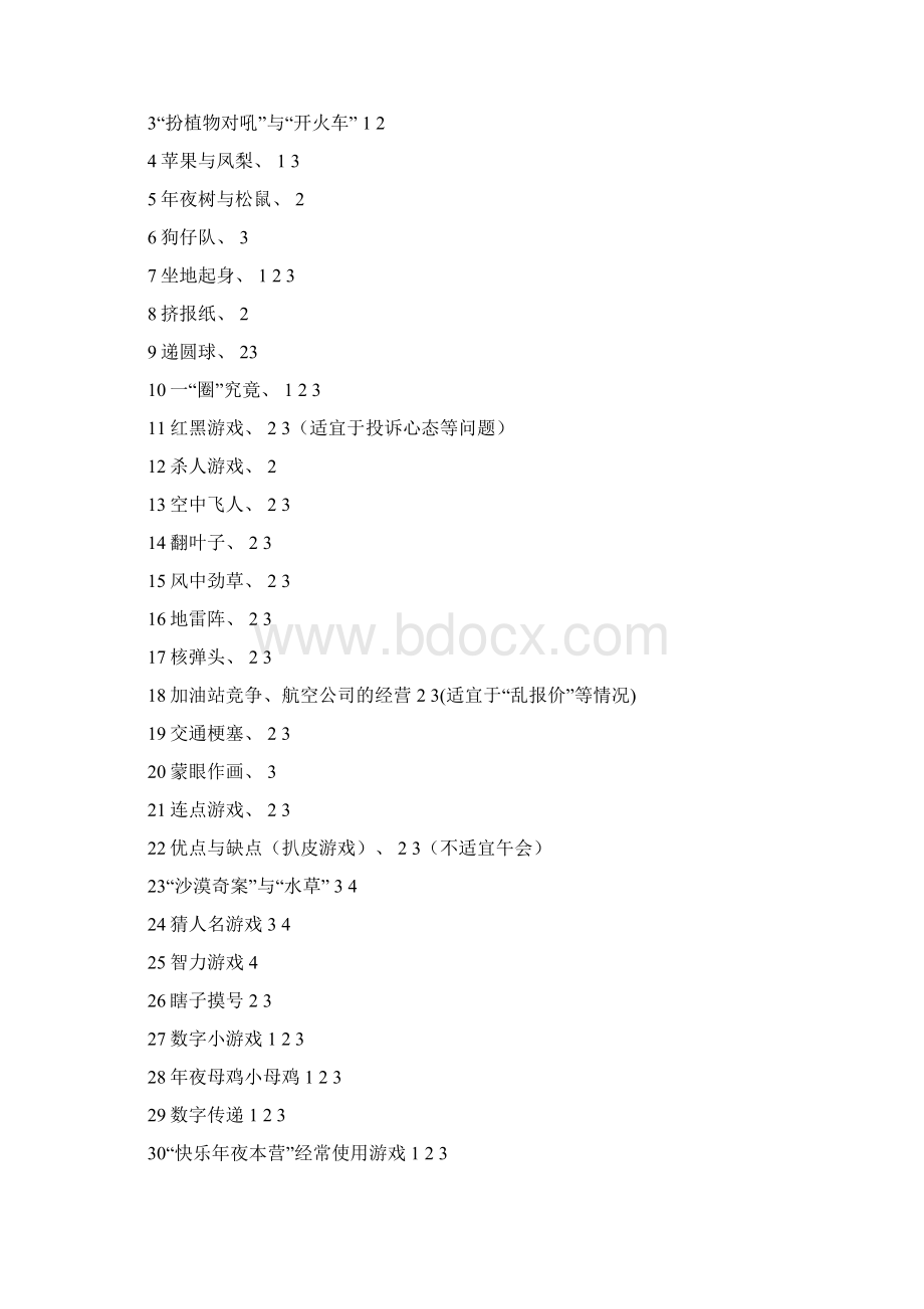 会议小游戏大全之欧阳治创编Word格式.docx_第3页