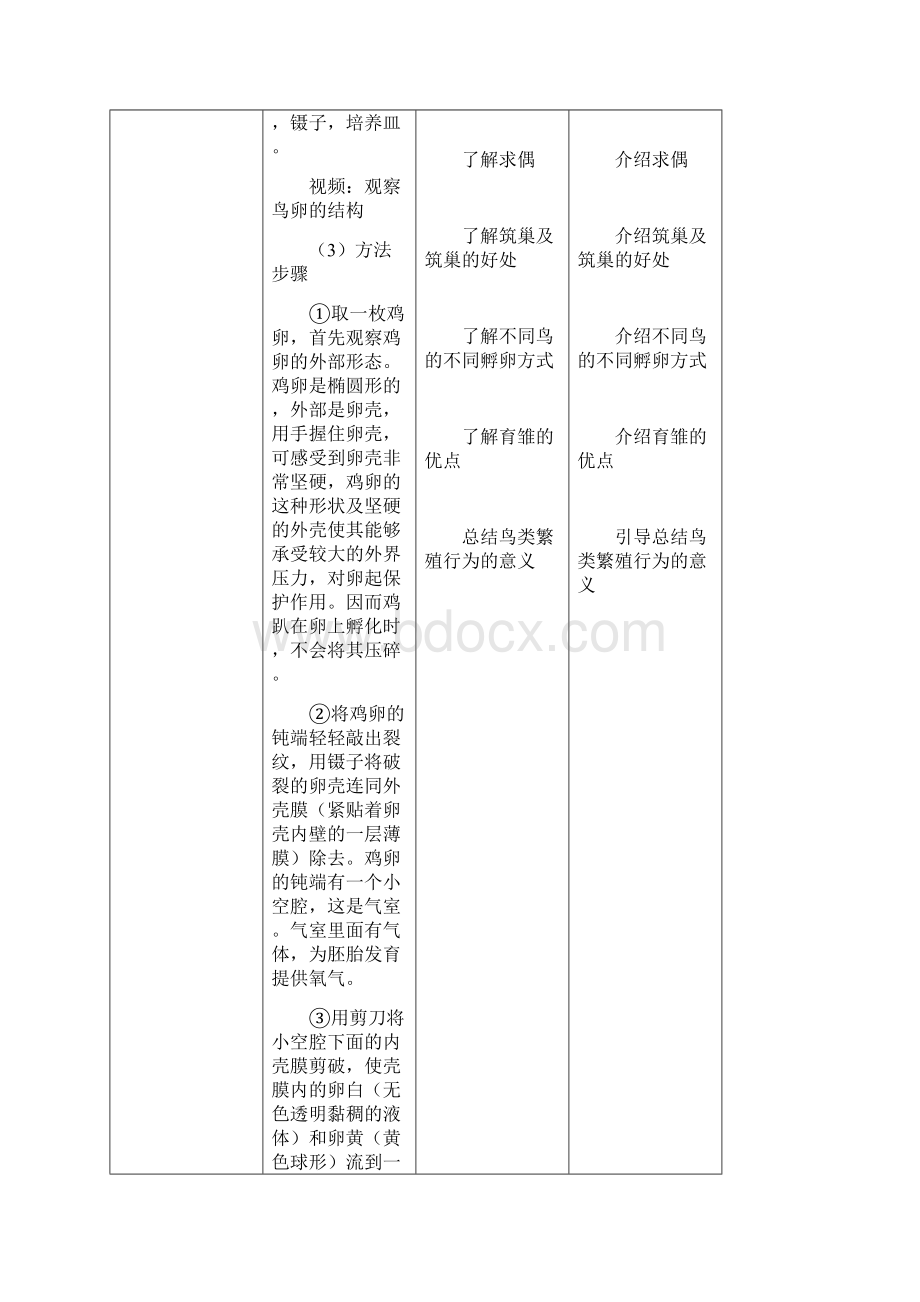 《鸟的生殖和发育》素养教案.docx_第3页