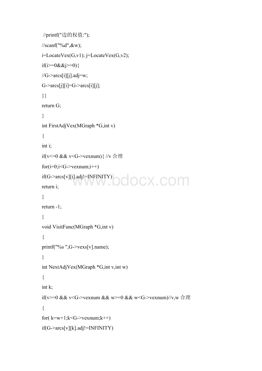 数据结构图的遍历实验报告.docx_第3页