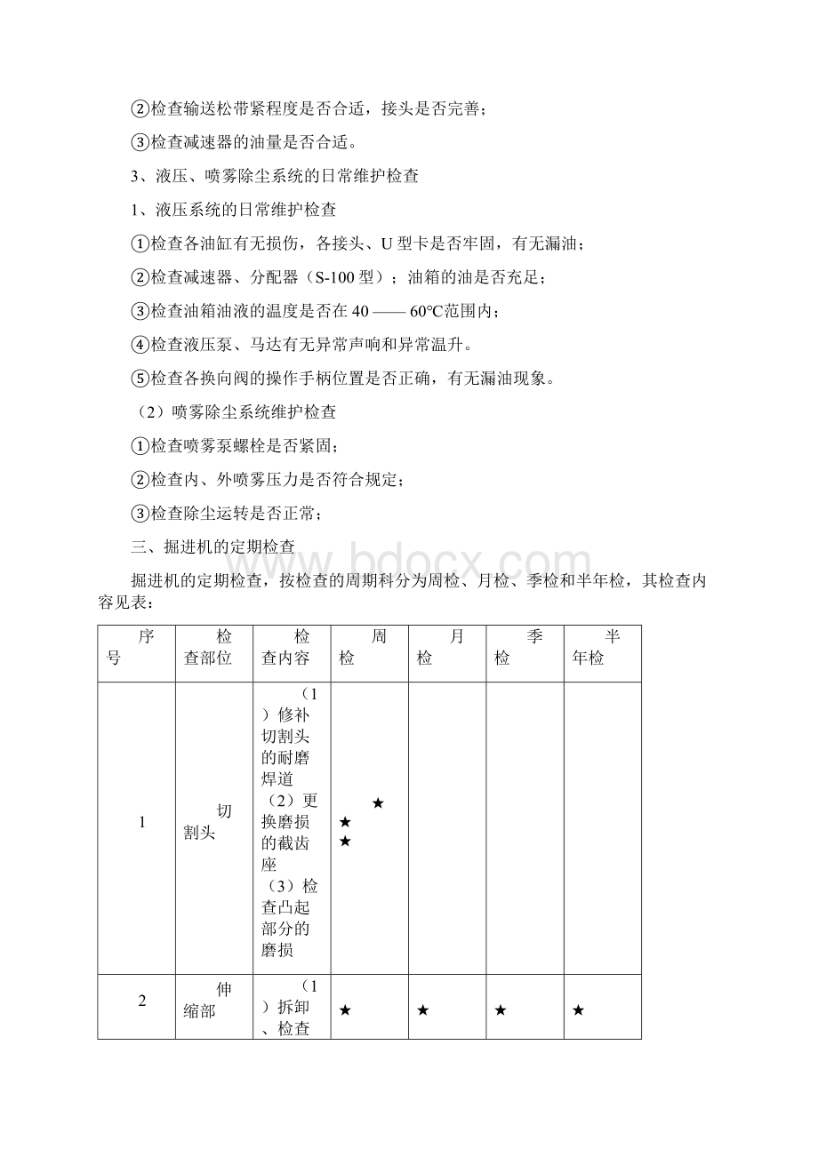 第一节掘进机维护与故障处理Word文档格式.docx_第3页