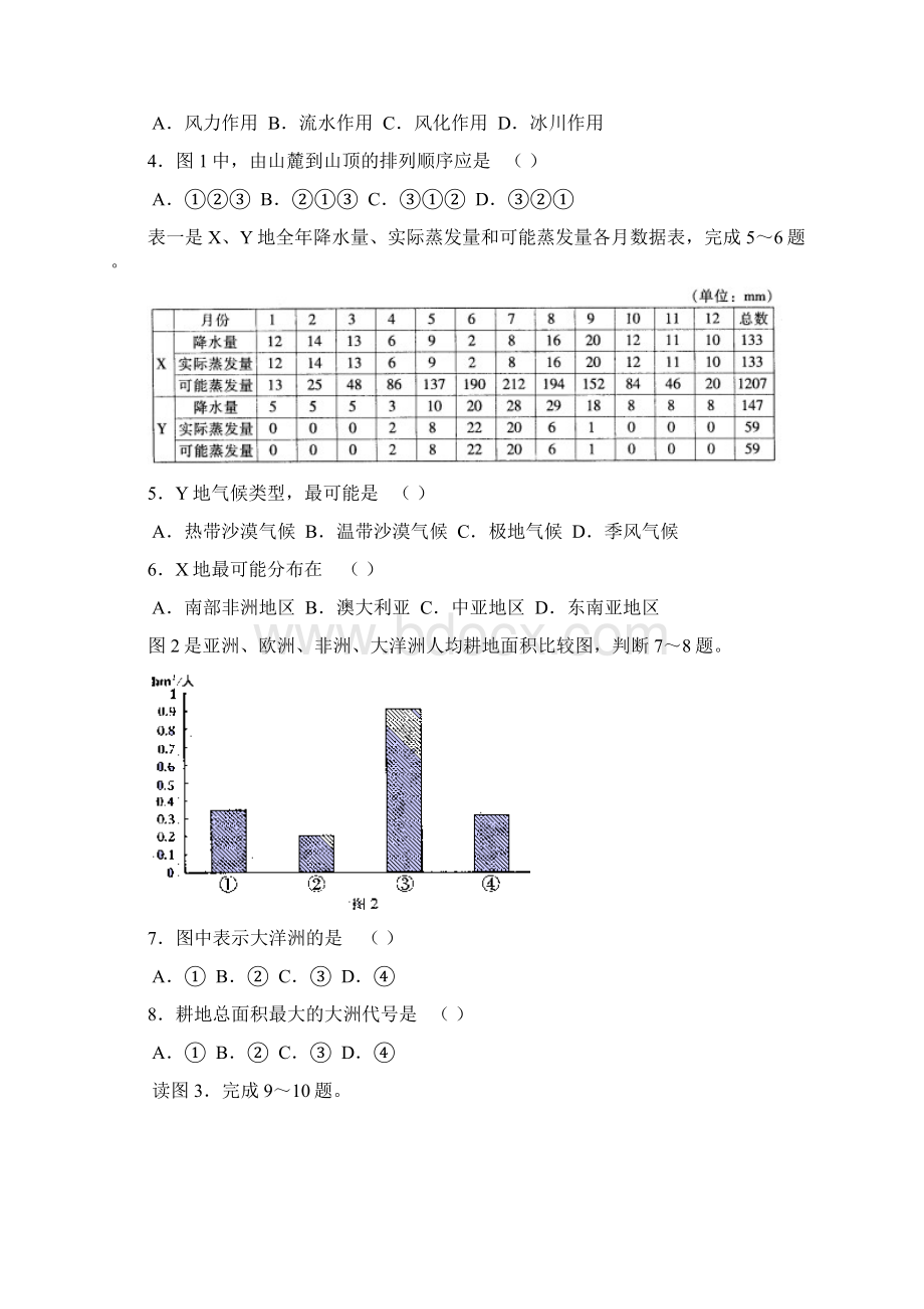 最新地理高考广州地理 精品Word格式文档下载.docx_第2页