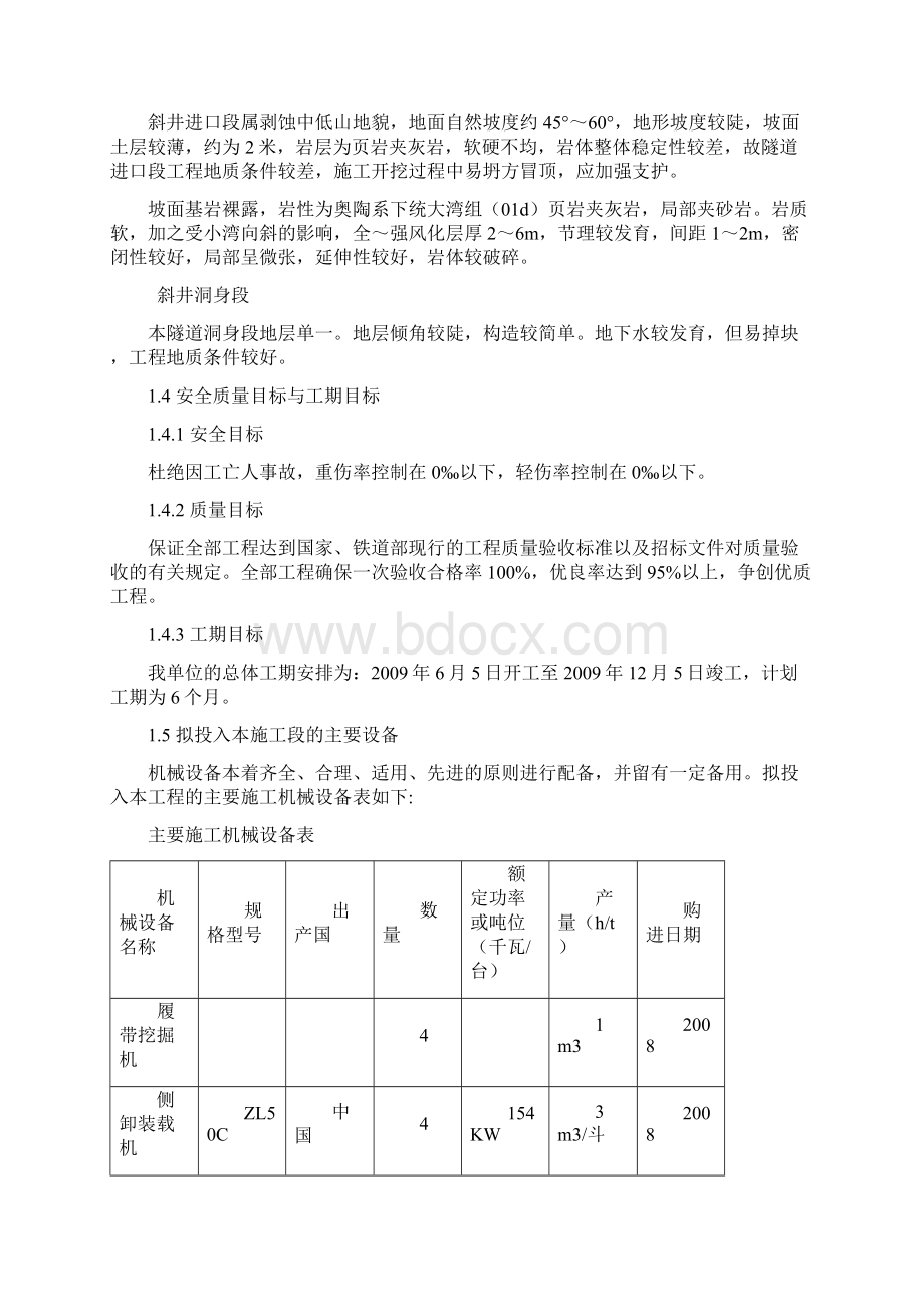 斜井施工组织设计Word格式.docx_第2页