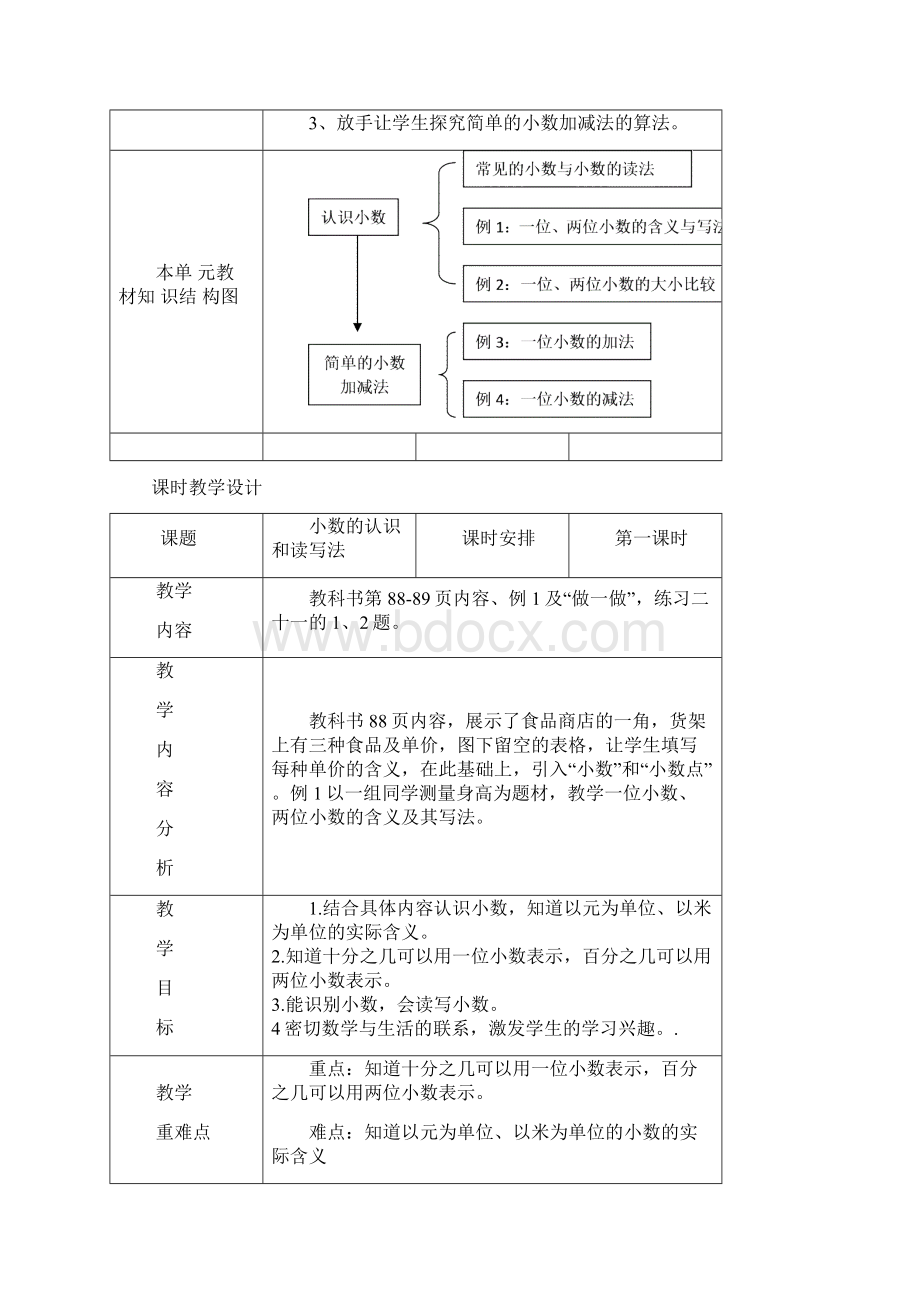 人教版三年级数学下册第七单元《小数的初步认识》.docx_第2页