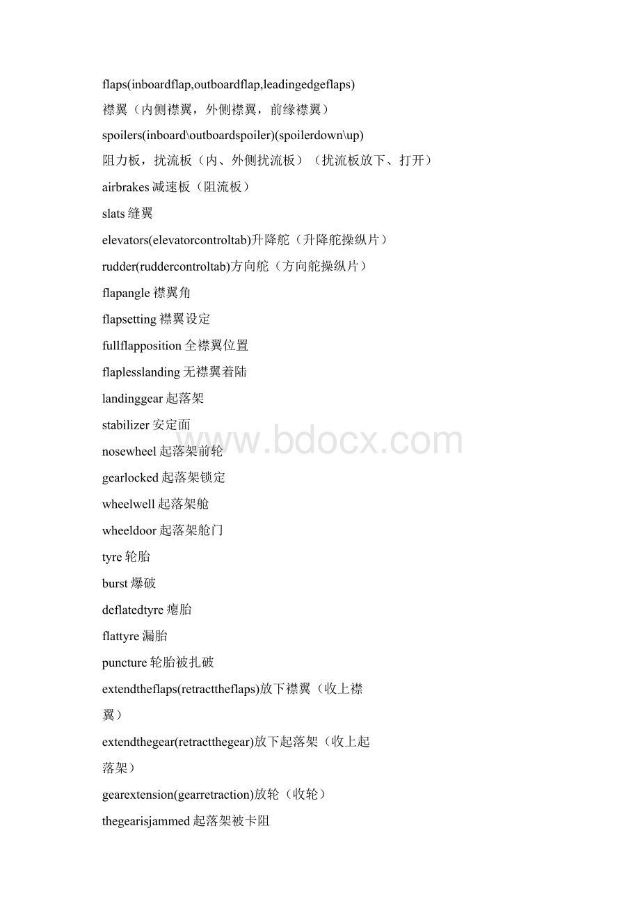 航空常用英语词语Word下载.docx_第2页