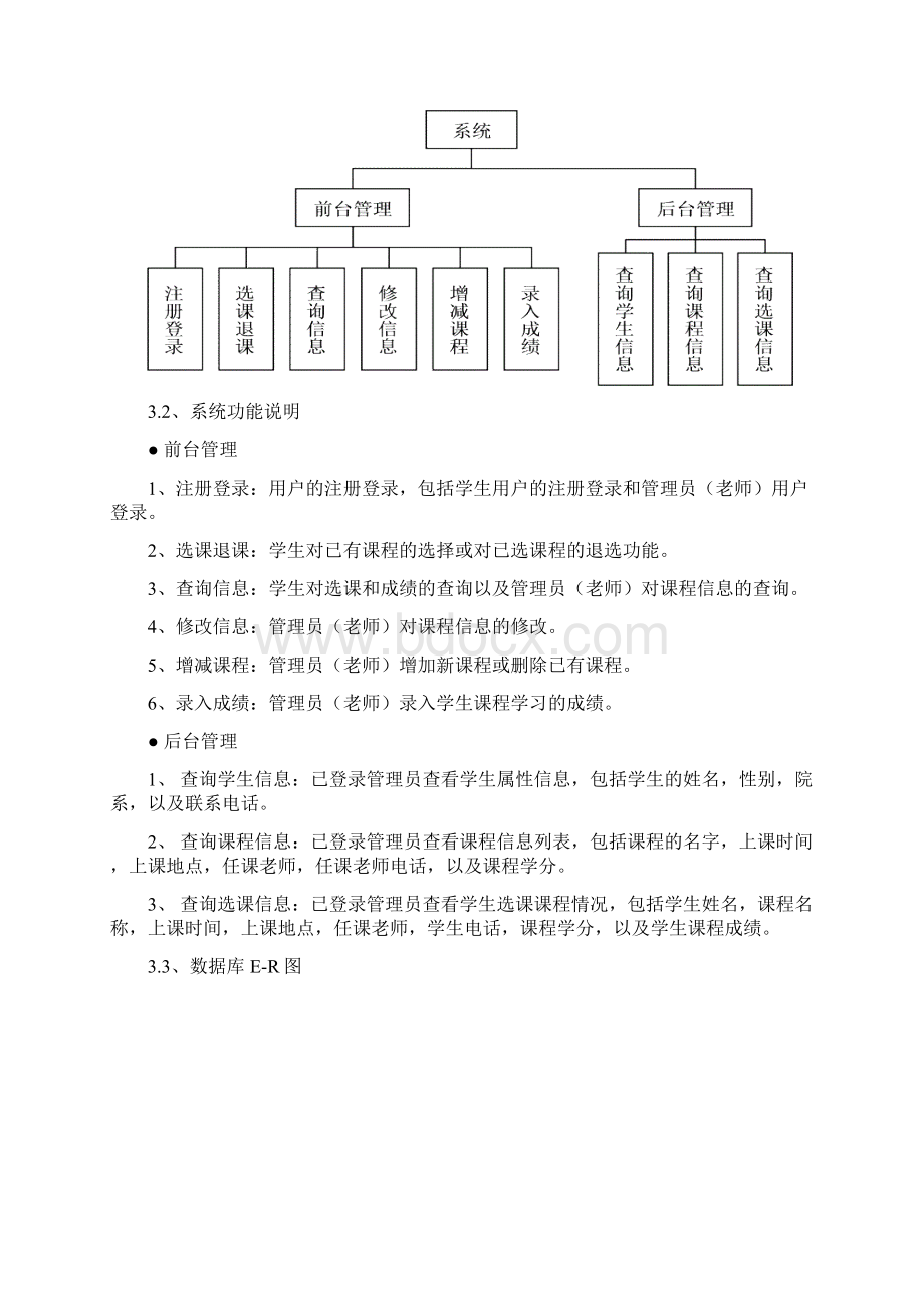 学位论文学生网上选课系统Word文档下载推荐.docx_第3页