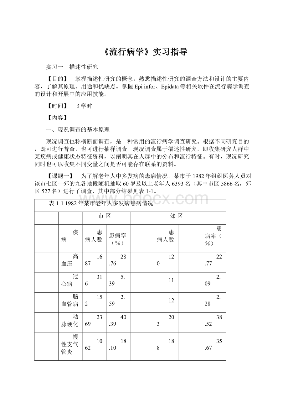 《流行病学》实习指导.docx_第1页