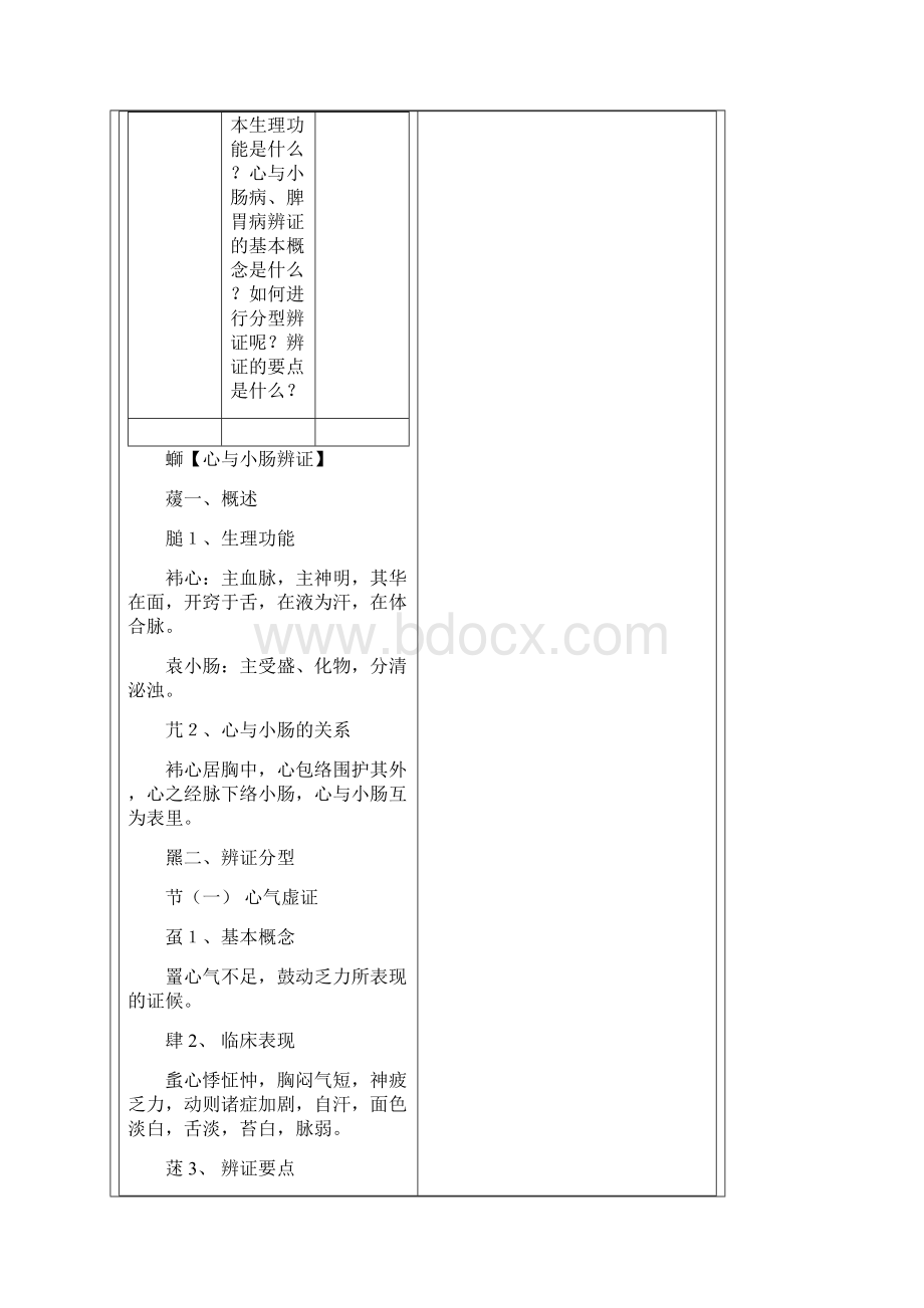 脏腑辨证心与小肠脾与胃辨证Word文件下载.docx_第2页