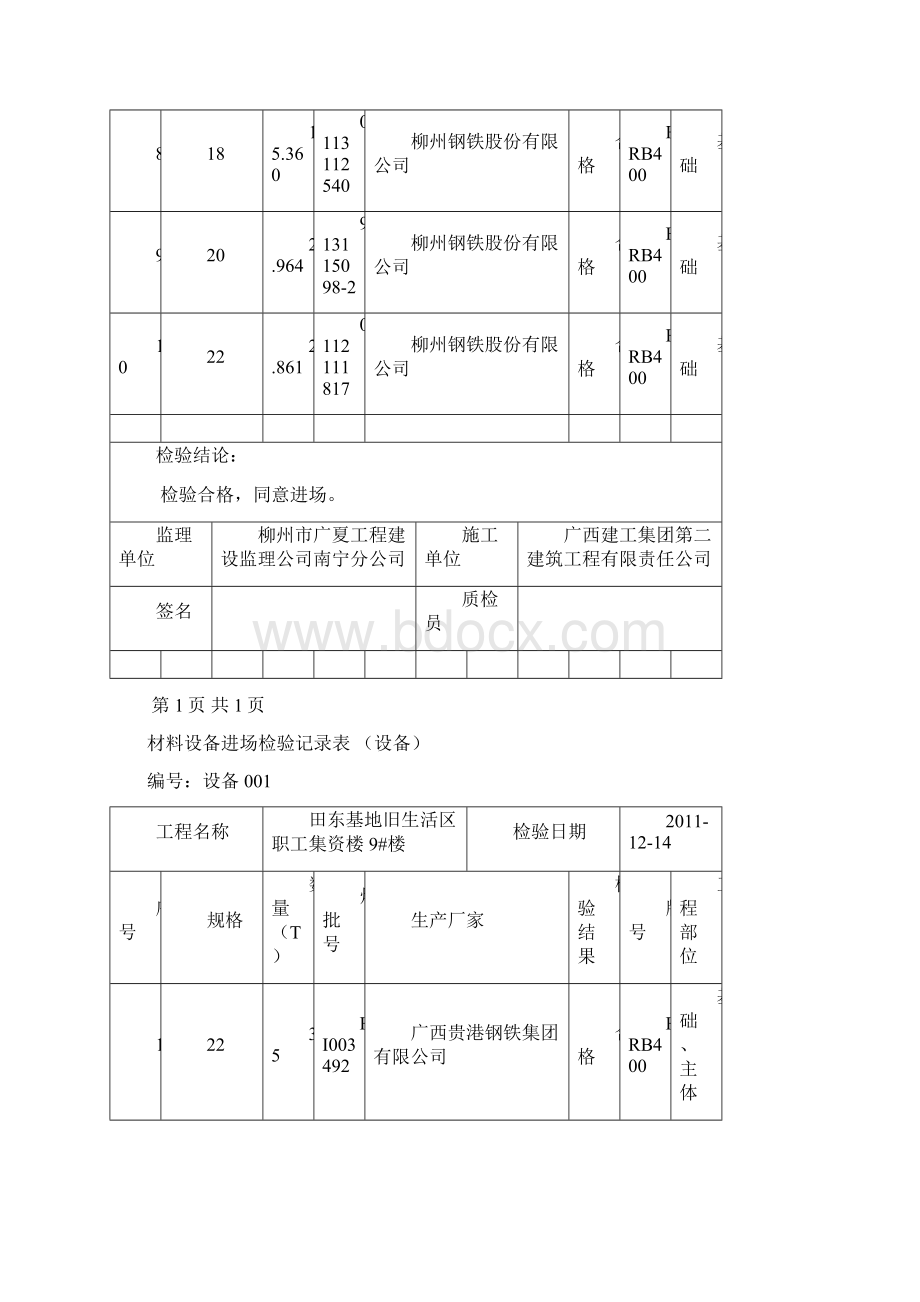 钢筋进场检验记录表.docx_第2页