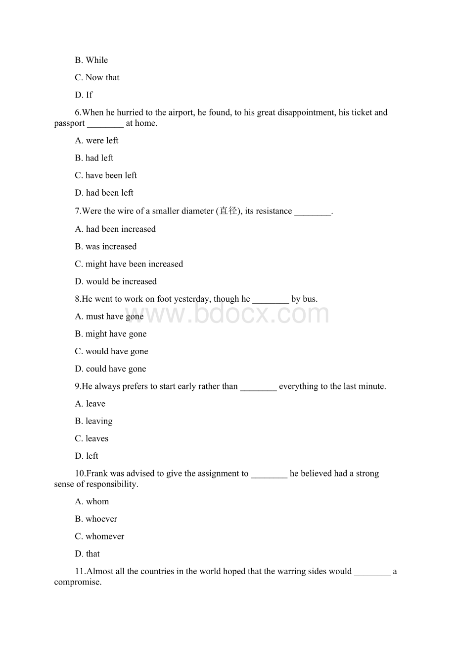 大学英语4练习及答案.docx_第2页