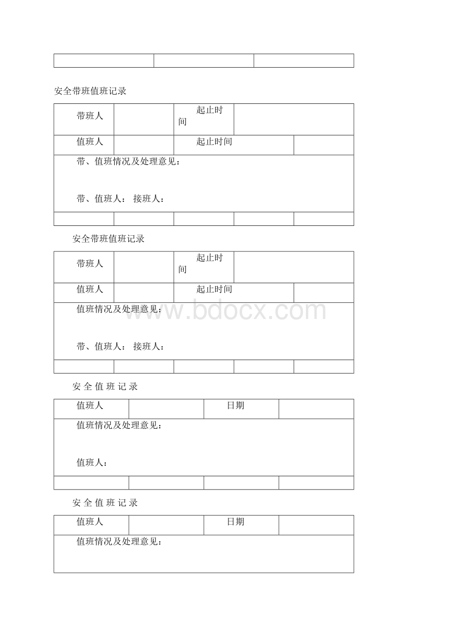 安全生产值班记录Word格式.docx_第2页