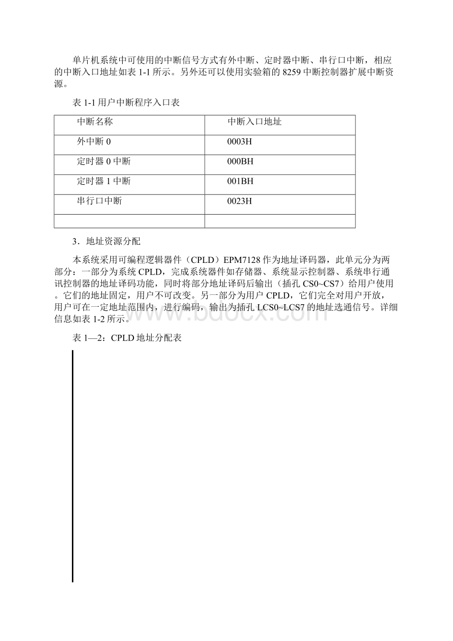 东华大学51单片机课程设计指导书硬件实验部分Word文件下载.docx_第2页