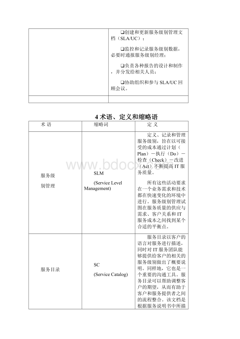 ITSS服务级别管理制度Word文档格式.docx_第3页