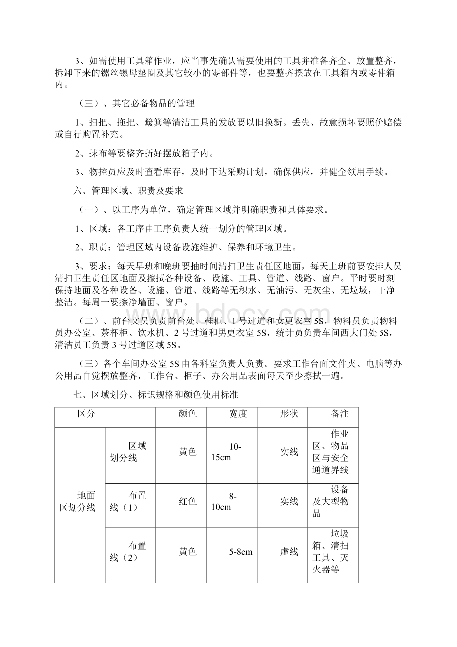 生产现场5S实用标准化实施方案设计.docx_第3页