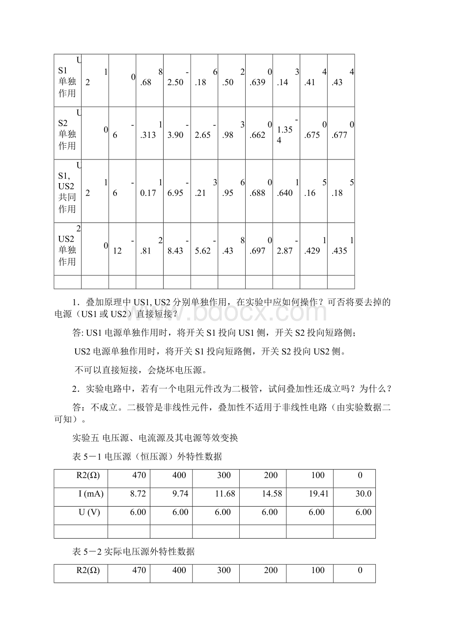 电工实验报告答案厦门大学docx.docx_第2页