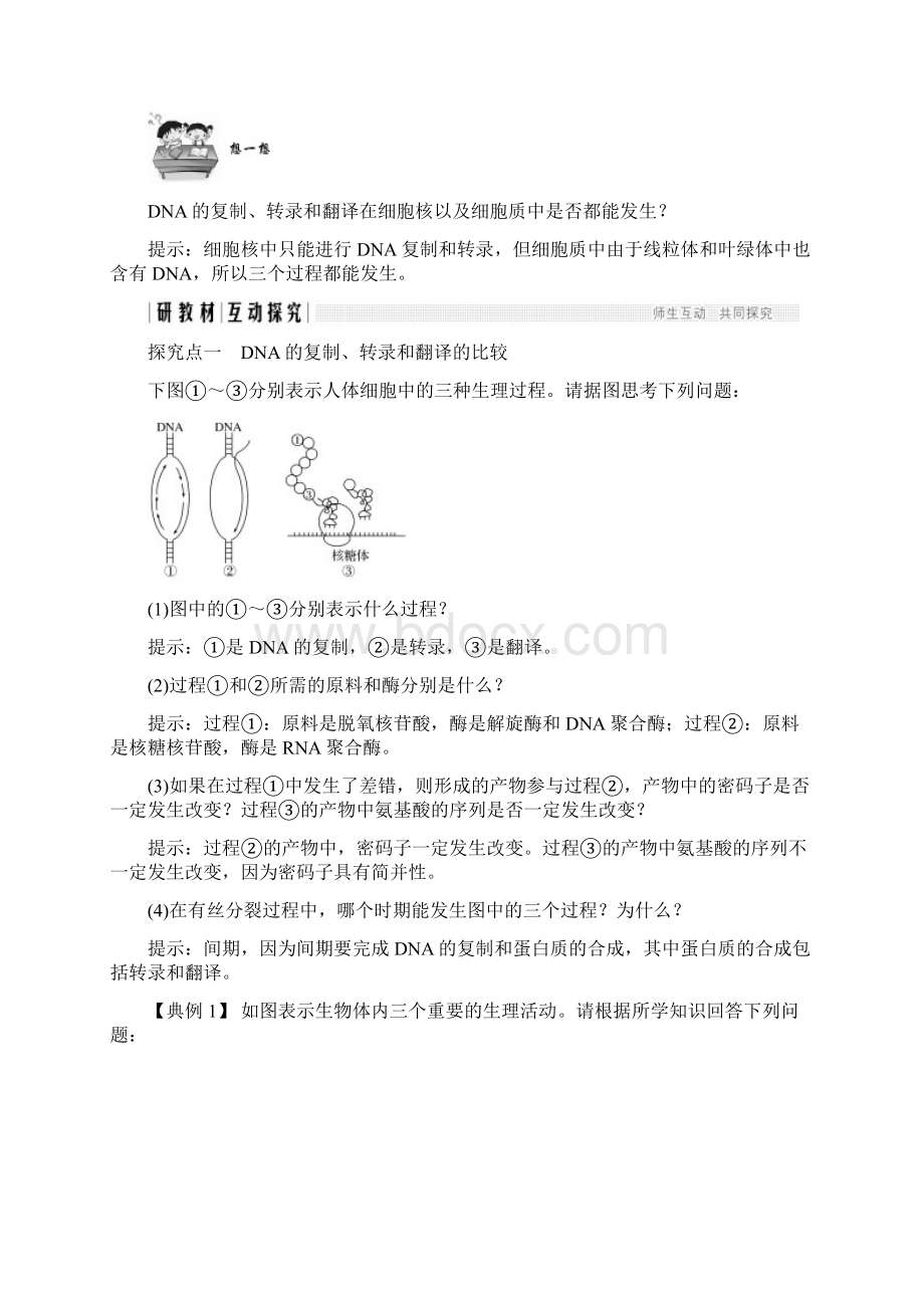 生物人教必修2 第四章基因的表达第13课时.docx_第3页