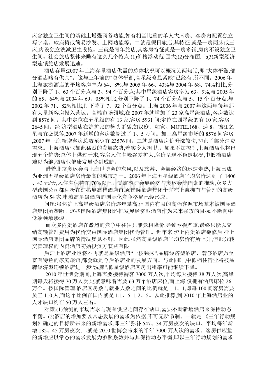 上海酒店分析Word格式文档下载.docx_第2页