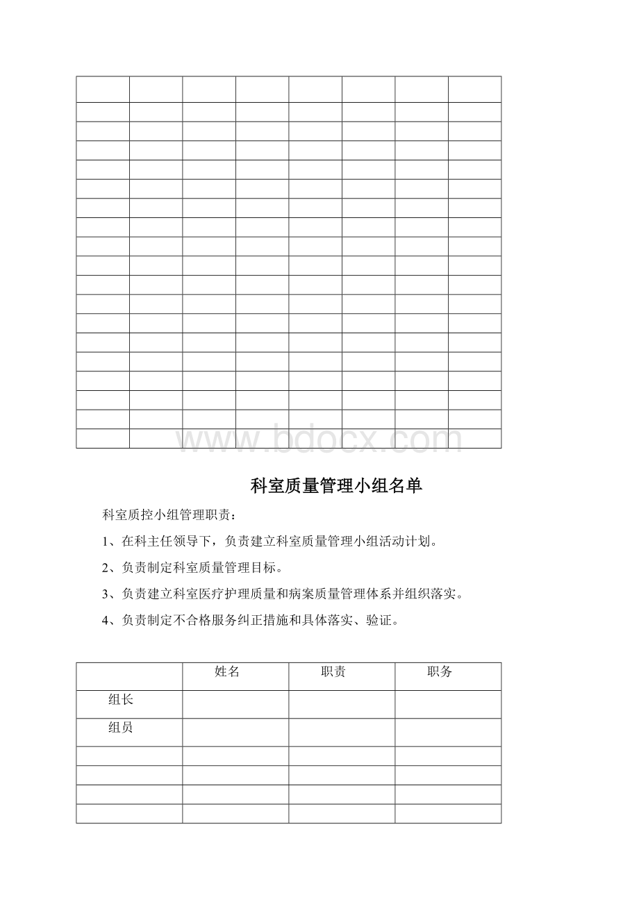 科室管理工作手册实用模板Word下载.docx_第2页